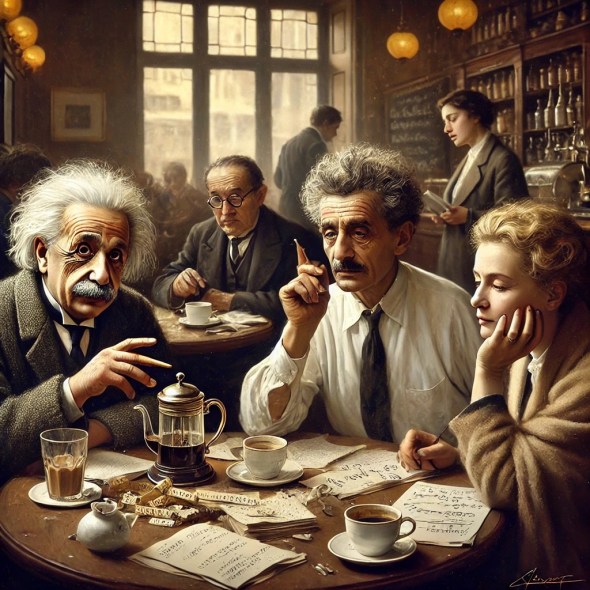 Modern Self Café v3: Gödel, Einstein, Wittgenstein, and&nbsp;Simone