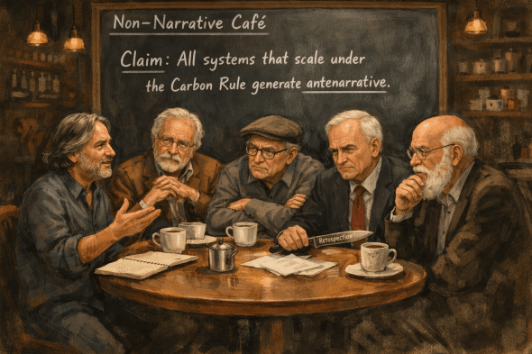 Non-Narrative Café v6: The Antenarrative&nbsp;Theorem