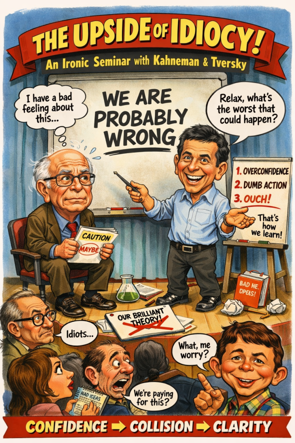 Narrative Self Café V8: The Upside of&nbsp;Idiocy