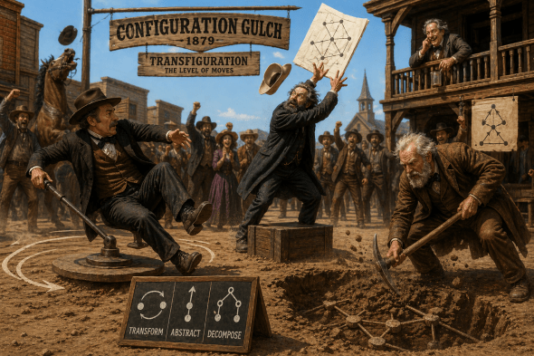 Narrative Self Café v21: TAD Poll at Configuration Gulch (From Protology to Transfiguration)
